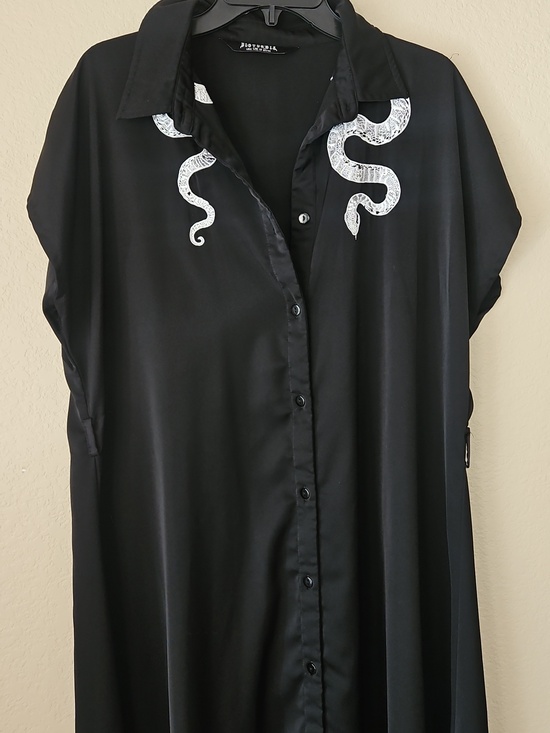 Disturbia Black Snake Dress Size 8 - Picture 4 of 9